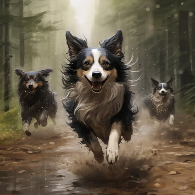 Lista De Reproducción Pacífica Con Lluvia Para Cachorros: Música Para Aliviar El Estrés - Ruidos de la Naturaleza