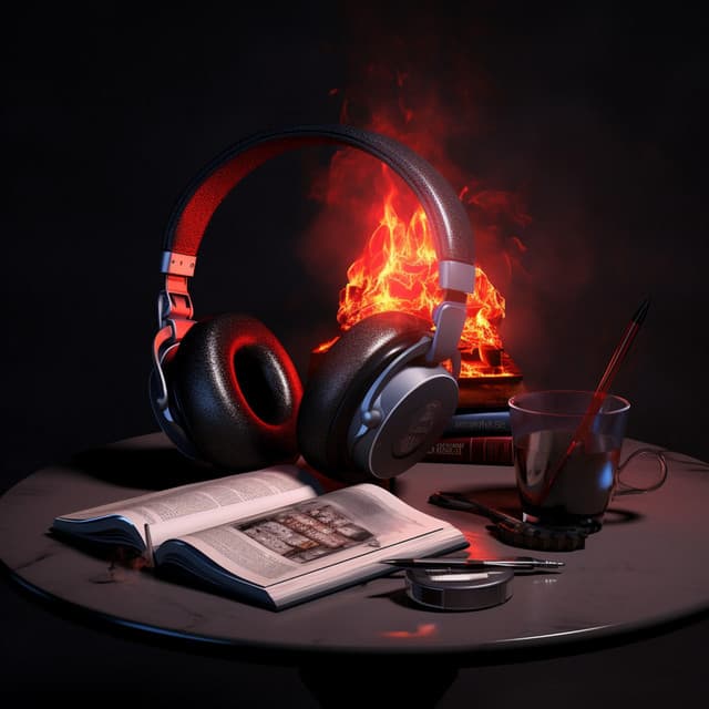 Flame Study: Intellectual Fire Melodies - Mellow Sunday Morning Music