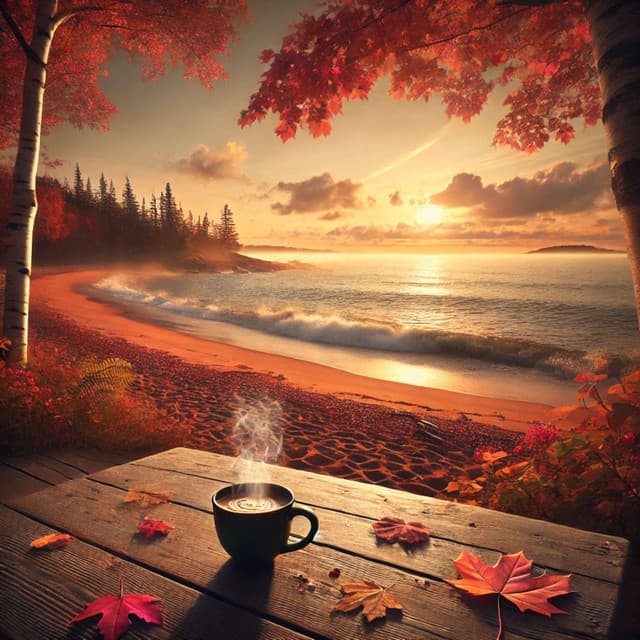 Autumn by the Seaside with Soft Jazz - Summer Bossa Nova Club