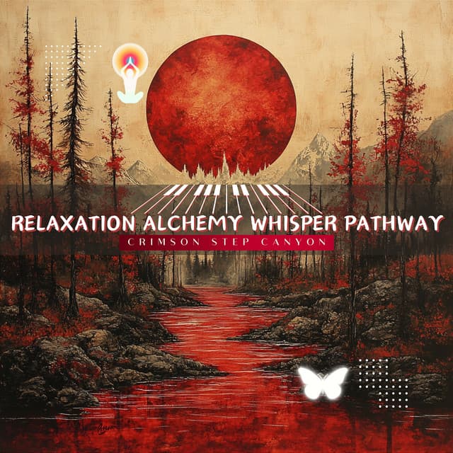 Relaxation Alchemy Whisper Pathway - Crimson Step Canyon