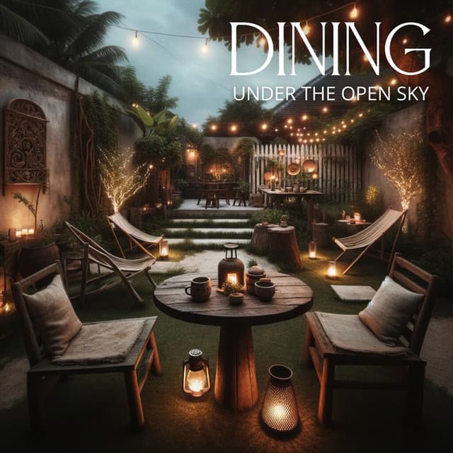 Dining Under the Open Sky: Outdoor Elegance, Garden Ambiance, Jazzed Atmosphere, Intimate Gatherings - Restaurant Music