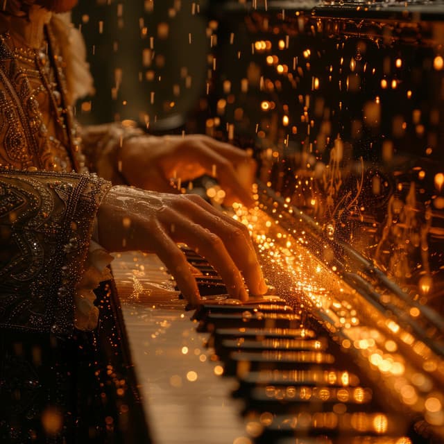 Glitzernde Flüssigkeit: Prächtige Kaskade von Diamanttropfen - Regen Sounds