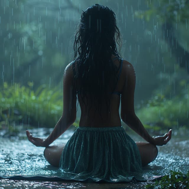 Lluvia Binaural: Ecos De Meditación Consciente - Meditaciones Pacíficos