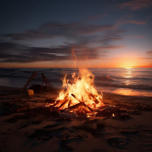 Nature's Fire Ambiance: Soothing Wilderness Flames - Mindful Audio