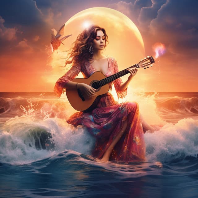 Waves of Recitative Peace: Music by the Oceanside - Relaxing Med Waves