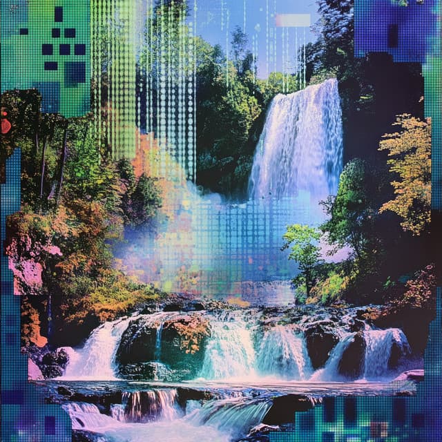 Cheerfully Flow of Waterfalls - Soothing Waterfalls