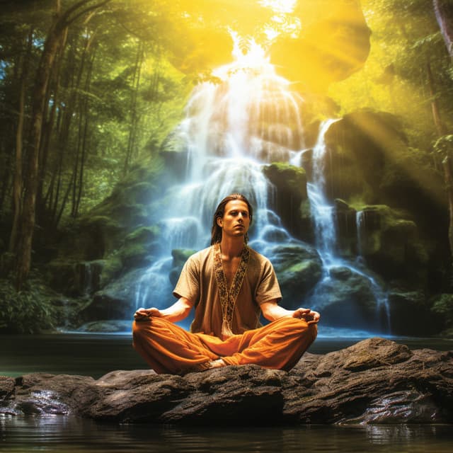 Focused Waterfall Moments: Meditative Stream's Insights Music - Zambezi Sounds