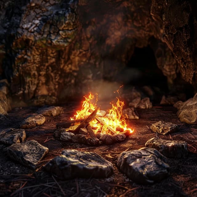 Relaxing Fire Ambience: Gentle Sounds for Spa - Empty Space