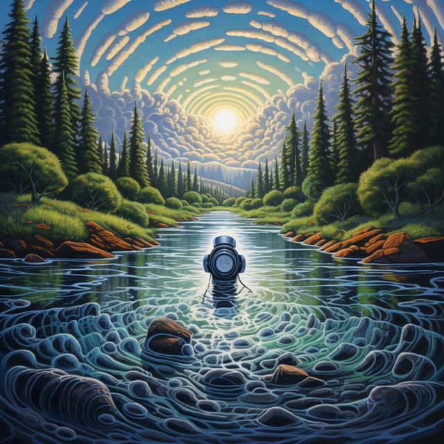 Waterfall Spa Melody: Stereo Blissful Flow - Slow Sex Music