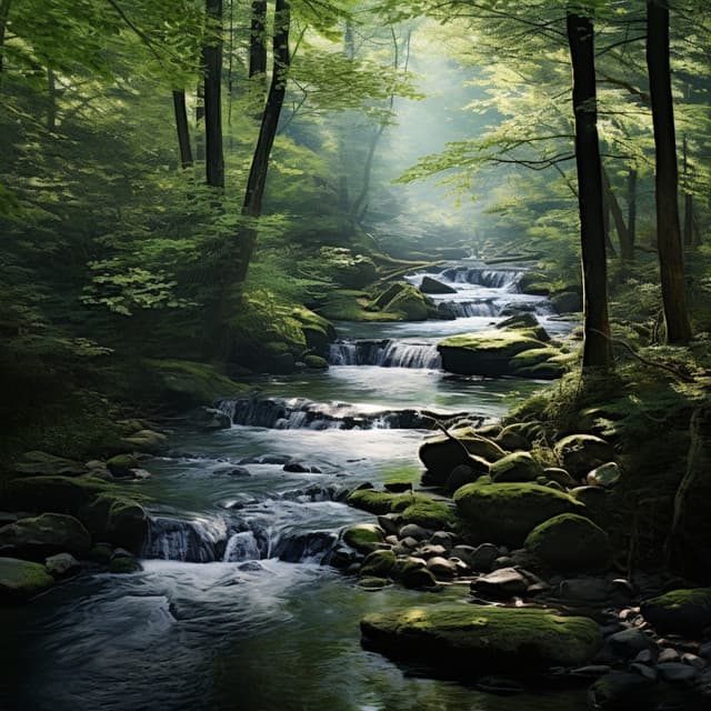 Serene Waters of Nature: Peaceful Creek Sounds - Water FX