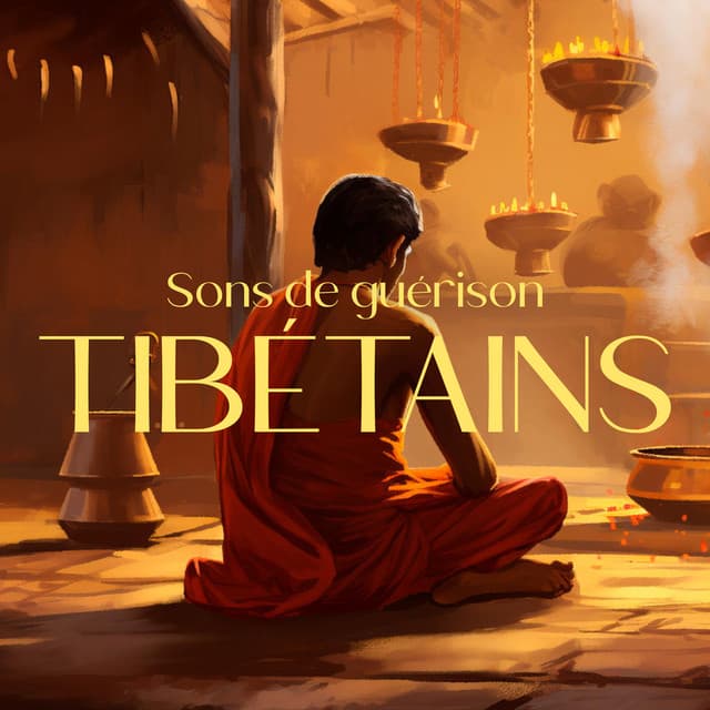Sons de guérison tibétains: Nettoie l'aura et l'espace, Supprime toute énergie négative - Sanctuaire de méditation bouddhiste