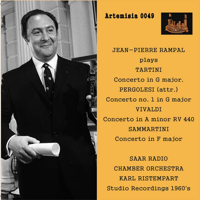 Tartini, Pergolesi & Others: Orchestral Works - Jean-Pierre Rampal