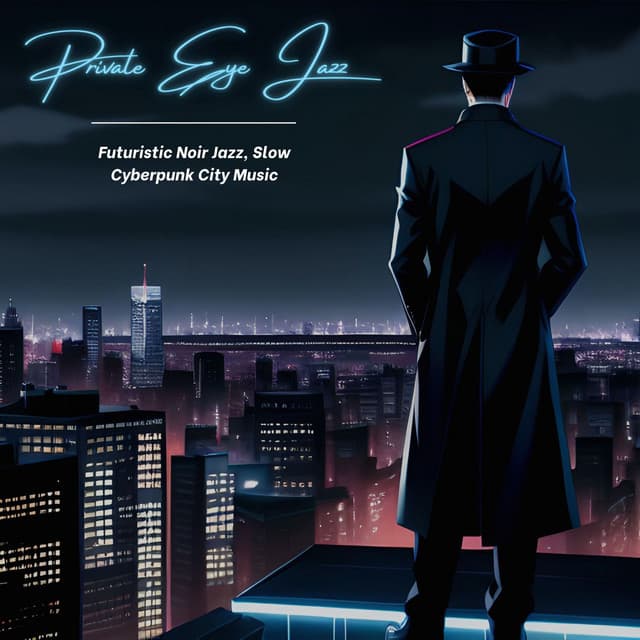 Private Eye Jazz: Futuristic Noir Jazz, Slow Cyberpunk City Music - Vintage Cafe