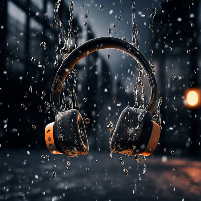 Rain Echoes: Binaural Harmonic Resonance - Binaural Beats Studying Music