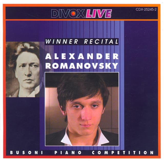 Piano Recital: Romanovsky, Alexander - Bach, J.S. / Haydn, J. / Chopin / Liszt / Prokofiev / Ligeti, G. - Alexander Romanovsky