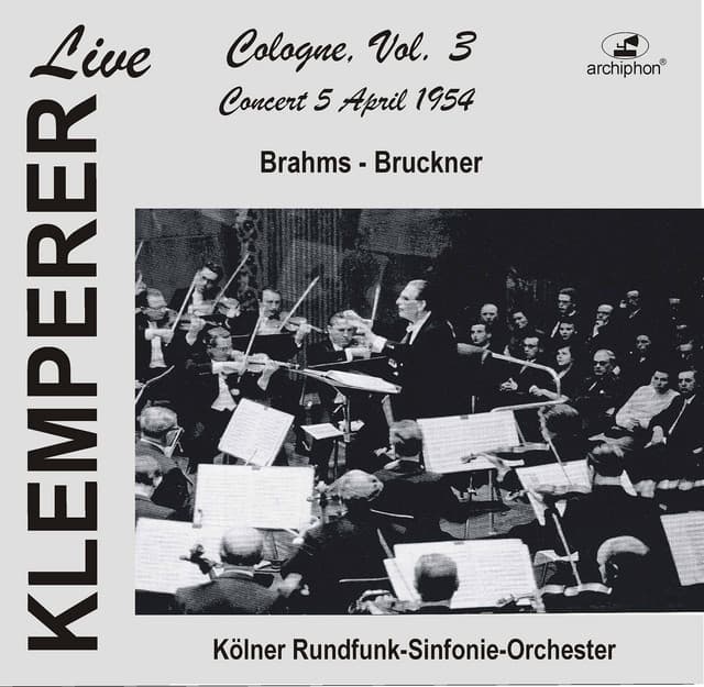 Klemperer Live: Cologne, Vol. 3 – Concert 5 April 1954 - Géza Anda