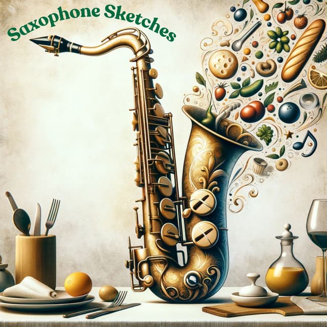 Saxophone Sketches: Jazz Vibes for Culinary Creatives - Relax Time Zone