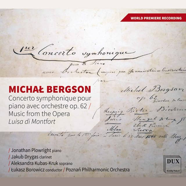 Bergson: Orchestral Works - Michał Bergson