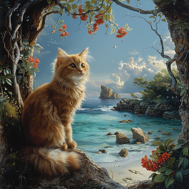 Santuario Del Río Para Gatos: Relajantes Melodías De Arroyos - Café del Pecado