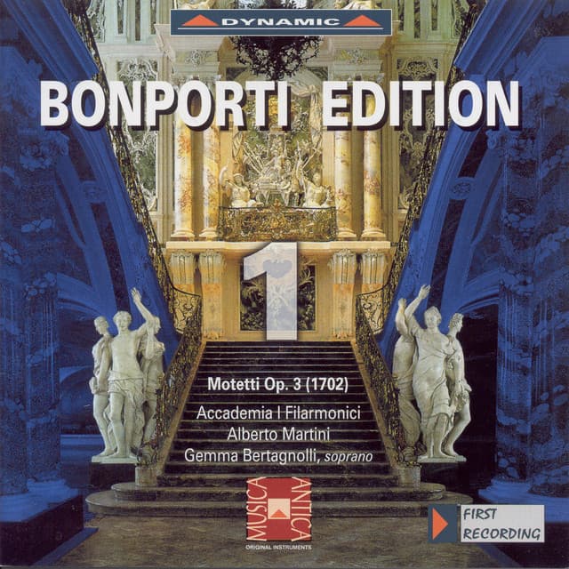 Bonporti Edition, Vol. 1 - Motets for Solo Voice - Francesco Antonio Bonporti