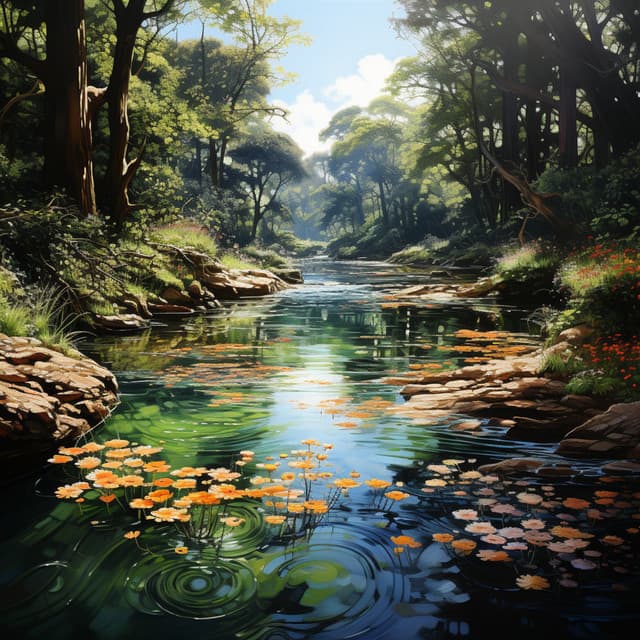 Viaje Por El Río: Armonía Fluida Básica - Biblioteca XLE de sonidos de la naturaleza