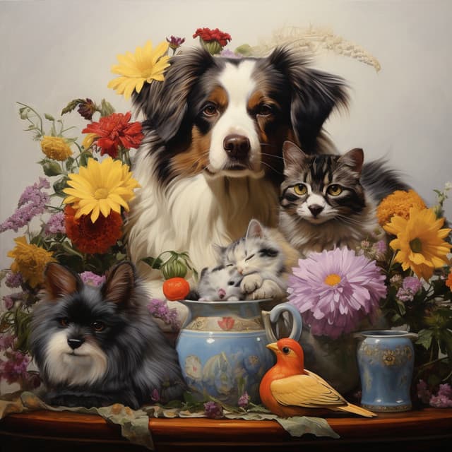 Pets' Serenade: Oceanic Tunes and Music - American Inhabitants