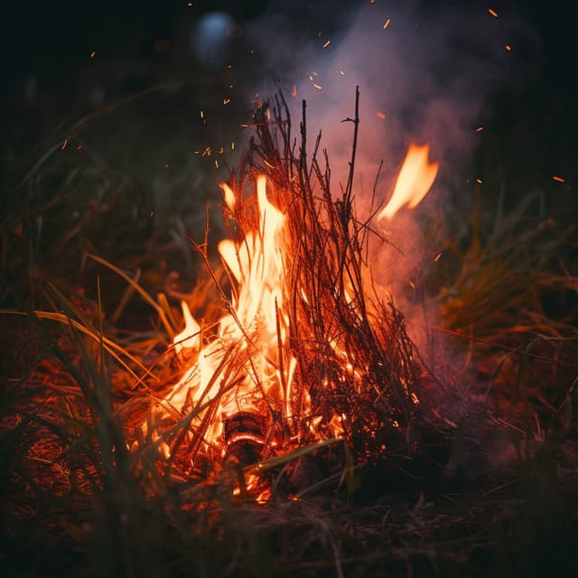 Study with Binaural Fire: Ambient Fireplace - Manifestation Frequencies