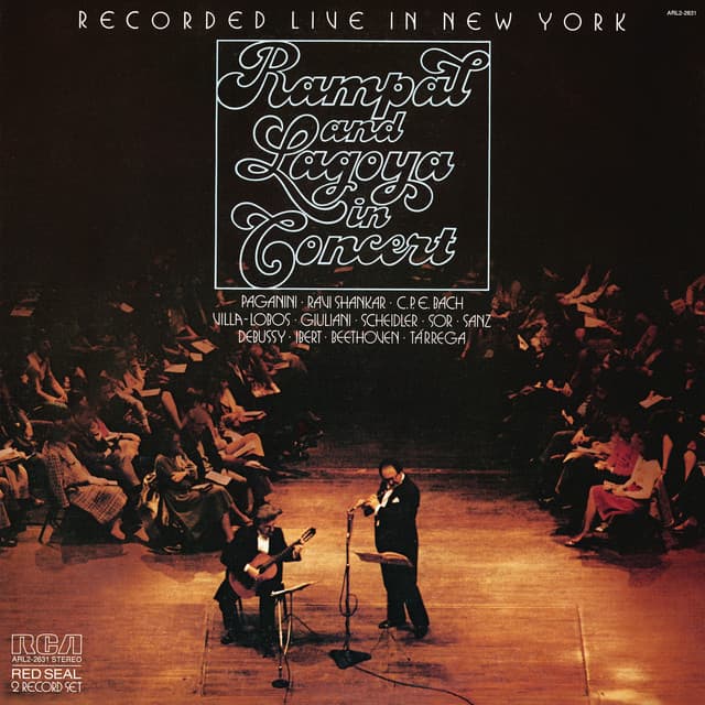 Rampal and Lagoya in Concert at Lincoln Center in New York - Jean-Pierre Rampal