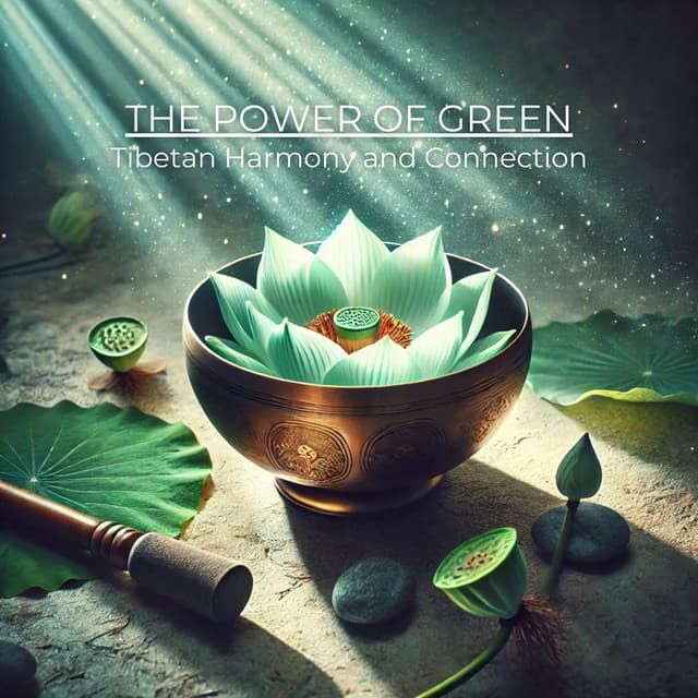 The Power of Green: Tibetan Harmony and Connection – Where Tradition Meets the Soul - Motivational Divine Meditation Zone