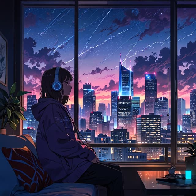 City Lights & LoFi: Chillhop for Urban Nights - LO-FI BEATS