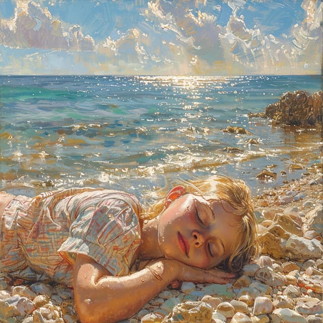 Sueño Binaural Del Bebé: Canciones De Cuna Oceánicas - Marco de onda