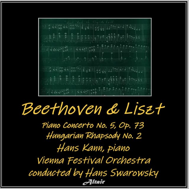 Beethoven & Liszt: Piano Concerto NO. 2, OP. 73 - Hungarian Rhapsody NO. 2 - Hans Kann