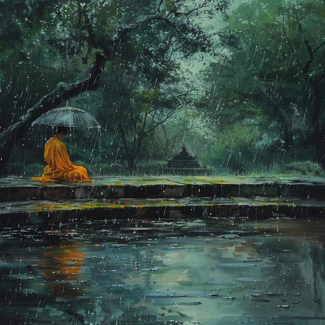 Meditación Profunda En La Lluvia: Tonos Binaurales - El círculo interior