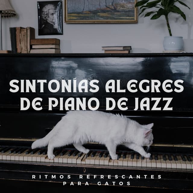 Sintonías Alegres De Piano De Jazz: Ritmos Refrescantes Para Gatos - Cóctel Piano Bar Jazz