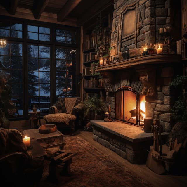 Notas Al Lado De Un Fuego Tranquilo: Música Para La Relajación - Ciudad tranquila