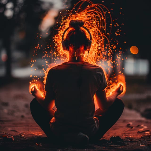 Fire's Embrace: Music for Gentle Relaxation - Miraflor