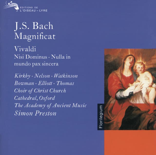 Bach, J.S. / Vivaldi: Magnificat / Nisi Dominus / Nulla in Mundo Pax Sincera etc. - Judith Nelson