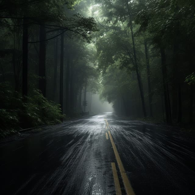 Rainy Workday: Binaural Office Ambiance - Calm Work Music