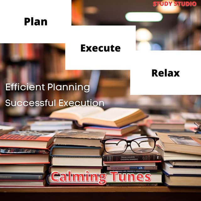 Plan, Execute, Relax - Efficient Planning, Successful Execution, Calming Tunes - Study Studio