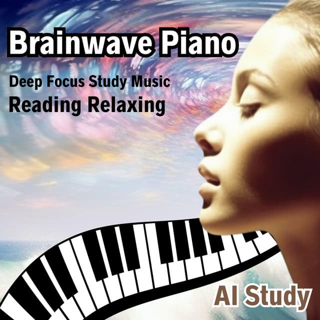 Brainwave Piano: Deep Focus Study Music, Reading Relaxing - AI Study