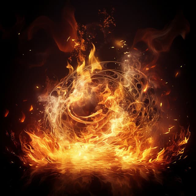 Fire Rhythms: Intense Flame Harmony - Ashtanga