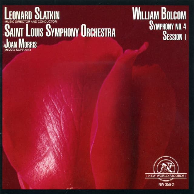 William Bolcom: Symphony #4/Session 1 - William Bolcom