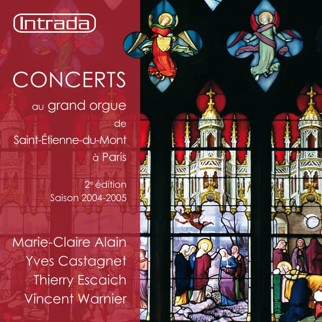 Concerts au grand orgue de Saint-Étienne-du-Mont à Paris - Marie-Claire Alain