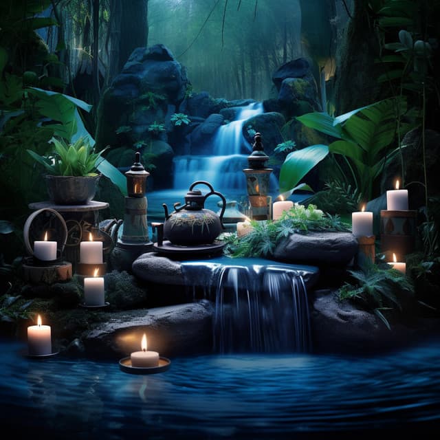 Tranquil Serenity: Spa Harmony with Ocean Waves - Nature & Sounds Backgrounds
