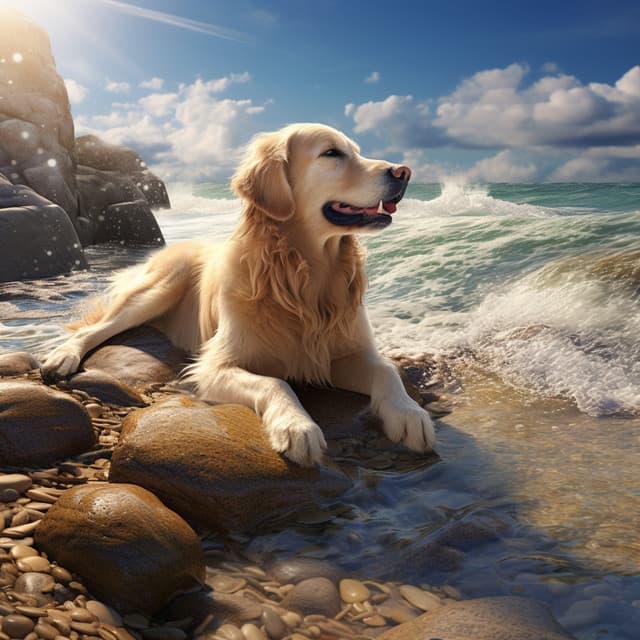 Crystal Ocean Chorales for Furry Friends: Music for Dogs - Peace and Ocean Waves
