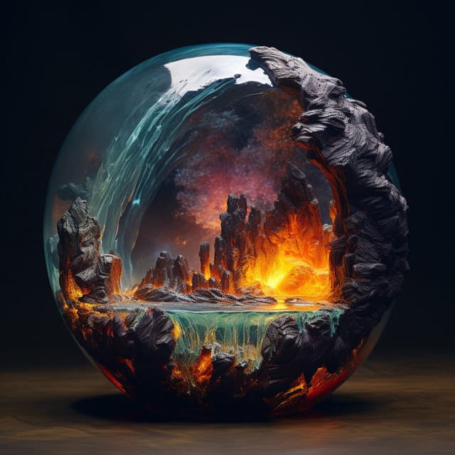 Melodic Ember Tranquility: Fire Bonfire Meditation - Nature Radio 1