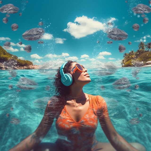 Binaural Ocean Calm: Gentle Tide Echoes - Theta Aum