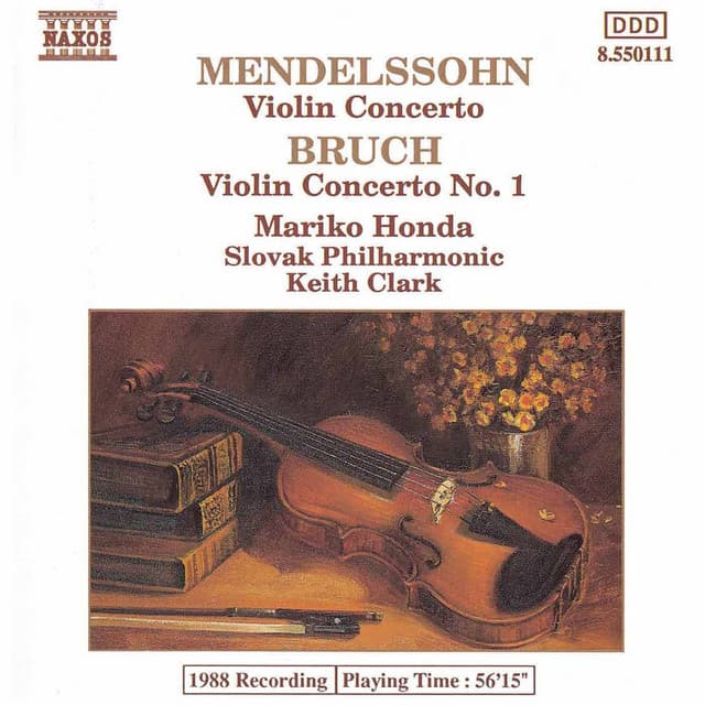 Mendelssohn / Bruch: Violin Concertos - Mariko Honda