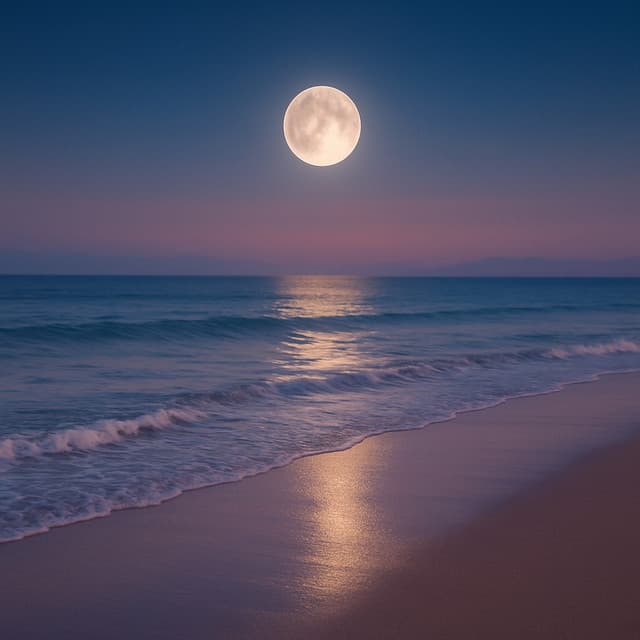 50 Flowing Soundscapes: Meditating with the Moon - Sea Waves Sounds