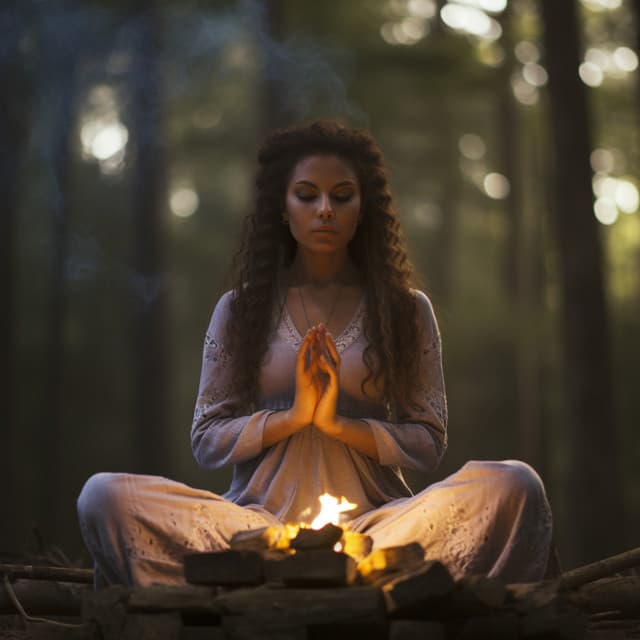 Flame's Rhapsody Music: Meditation's Fire Bliss - Neuron Minds